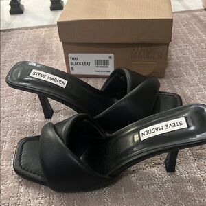 Steve Madden Black Stiletto Heels